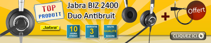 Casques téléphoniques filaires