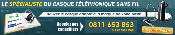 Casques téléphoniques sans fil