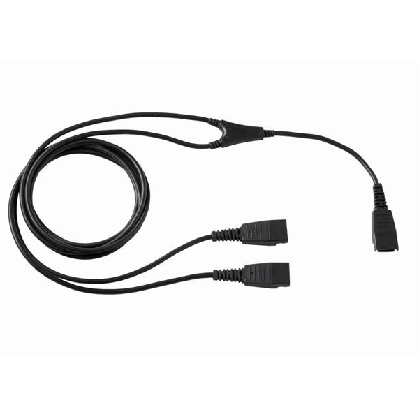 Câble Y Jabra - double écoute avec coupure micro