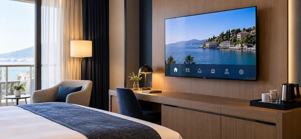TV pour hôtel: Télévisions pour chambre d'hôtel avec mode Hospitality