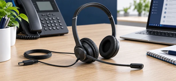 Casque Téléphonique 2 Ecouteurs