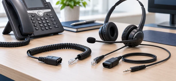 Cordons RJ9, Jack, Double Ecoute Pour Casque