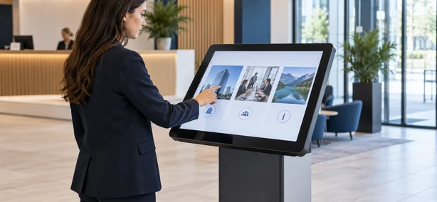 Écran tactile pour affichage dynamique