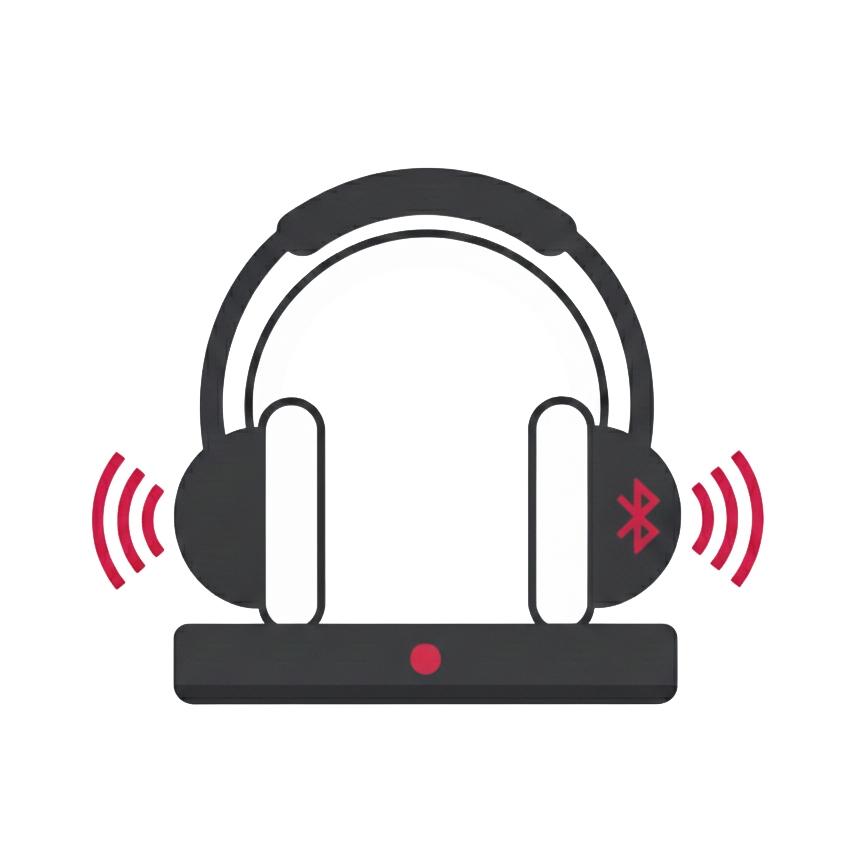 Casques Bluetooth avec base de recharge