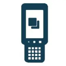 Terminal code barre avec clavier