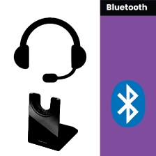 Casques Bluetooth avec base de recharge