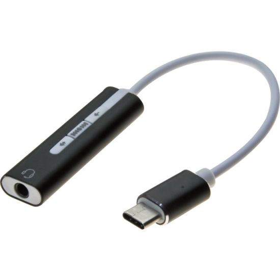 Carte son USB-C sortie-entrée Audio Stéréo Uni-Jack 3.5 mm

