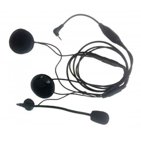 Oreillette Avec Micro Pour Talkie-walkie Motorola - Forme D - PTT Rotatif 360° - Compatible DP-3400, DP-4400, XPR-6300