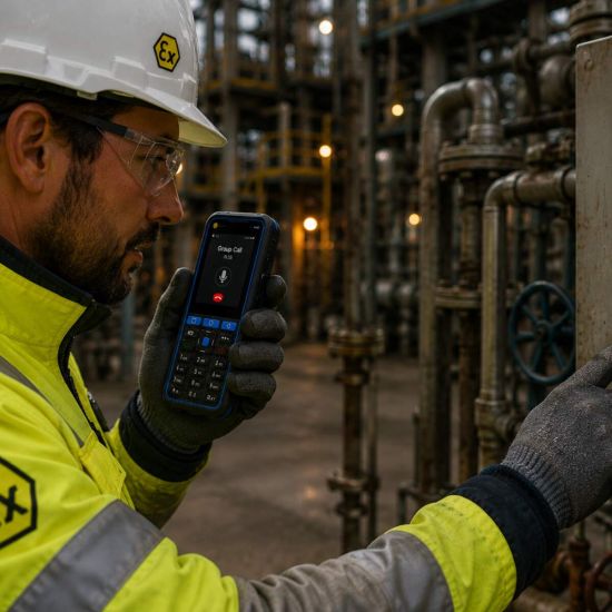 ATHESI E28X Appel d'équipe what's app par technicien