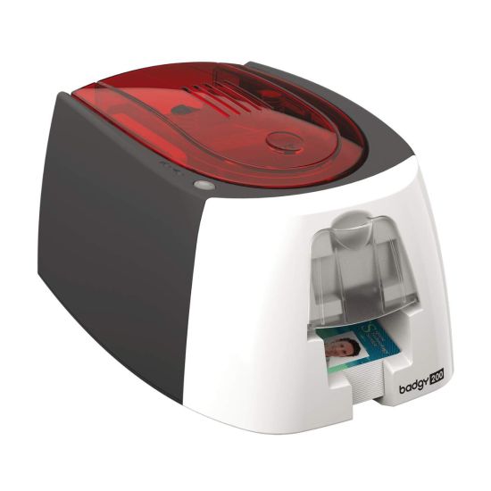 Profil de l’imprimante Badgy 200, imprimante à badges compacte
