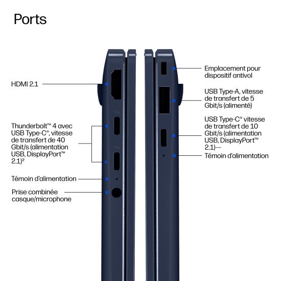 HP EliteBook X G2a vue 2