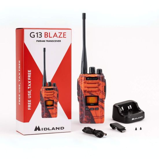 Midland G13 Blaze, unboxing, what in the box, C1462.03