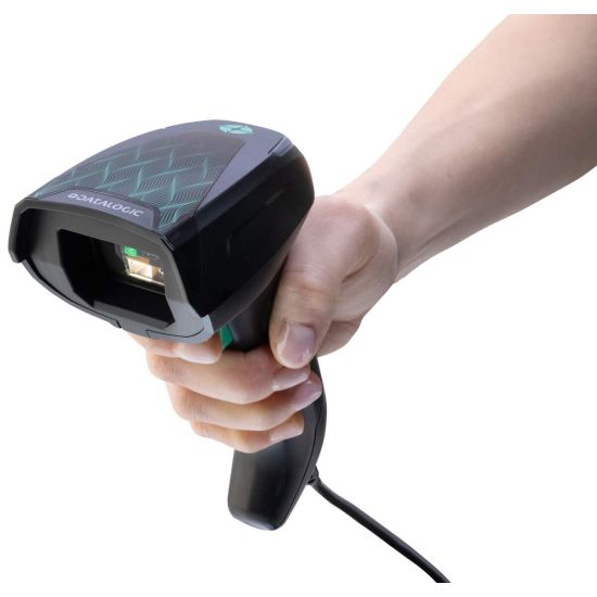Scanner Datalogic Gryphon GD4620 tenu en main pour la lecture de code-barres