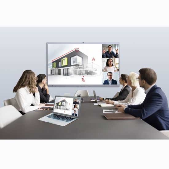 visioconférence avec écran interactif