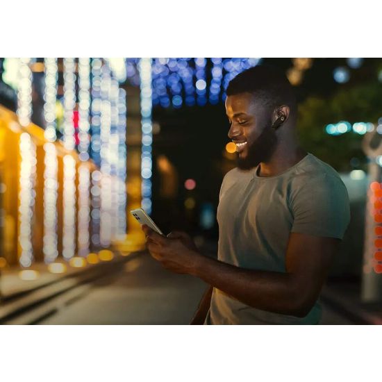 Motorola Sound - Casque Bluetooth HK126, Écouteurs intra-auriculaires Bluetooth mono sans fil avec 8 heures d'autonomie en conversation, compatible avec assistant vocal, connexion à 2 appareils