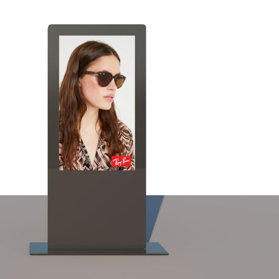 totem avec écran samsung 55 pouces