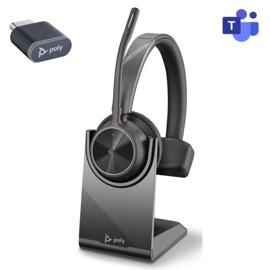 Casque micro sans fil Bluetooth 4310 MS Teams USB C et base de chargement