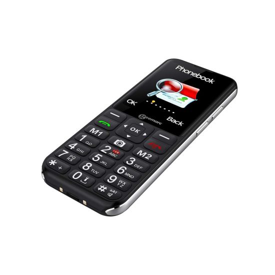 Geemarc CL8600 - CL8600_BLK/SIL_VDE - Téléphone portable SOS