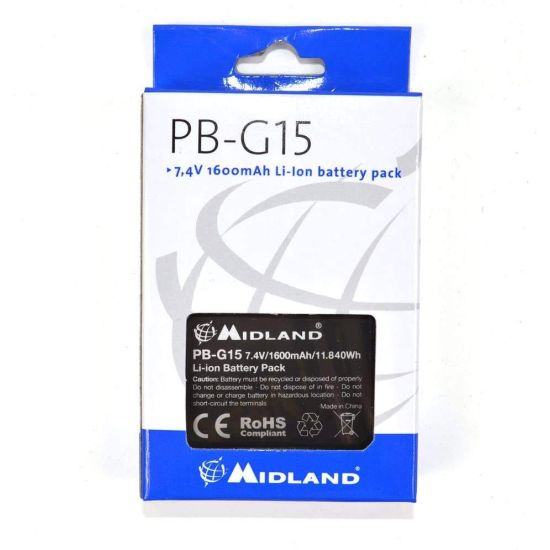 Batterie PB-G15 pour Midland G15 et Midland G18 - boite