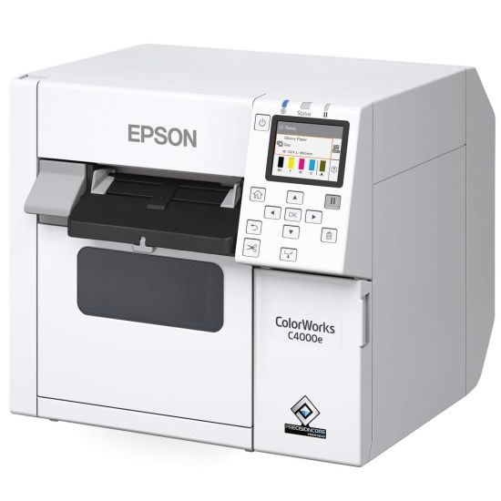 Epson CW-C4000e MK - Imprimante étiquettes couleur - C31CK03102MK - écran couleur