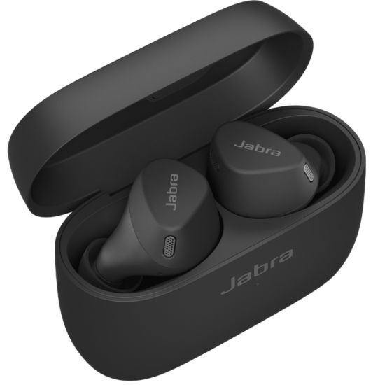 Jabra Elite 4 Active Black boitier de chargement et écouteurs