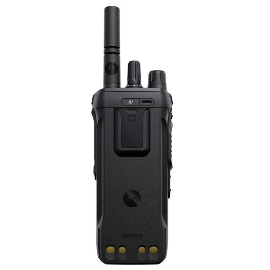 Motorola R7 PREMIUM - talkie-walkie numérique avec licence -  MDH06RDC9XA2AN - PTI BLUETOOTH GPS - Arrière