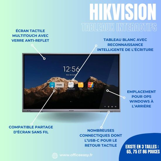 Tableau interactif HikVision -  DS-D5B65RB/C