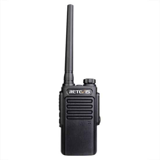 Pack de 2 RT647 2.0 Retevis Noir- Pack duo talkies-walkies sans licence PMR446 - de face
