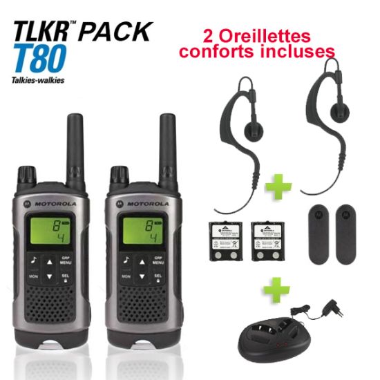 Motorola - Talkie walkie MOTOROLA T82 - Talkies Walkies - Rue du