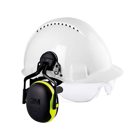 Protection de chantier anti-cassure ceintures de scurit double lunettes  bluetooth oreillettes casque communication musiquenoir