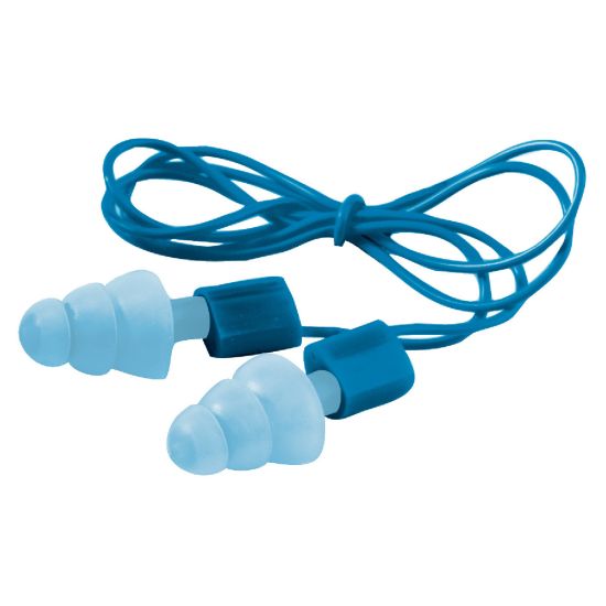 TR-01-100  Bouchons d'oreilles détectables cordés réutilisables