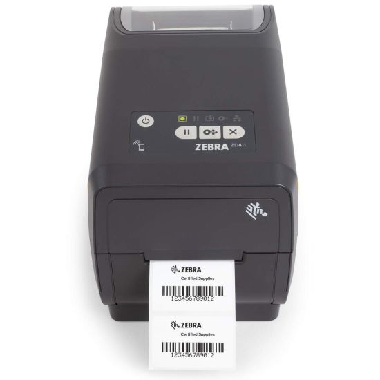 Zebra ZD411t - Imprimante code barre - ZD4A022-T0EM00EZ - avec ticket de face