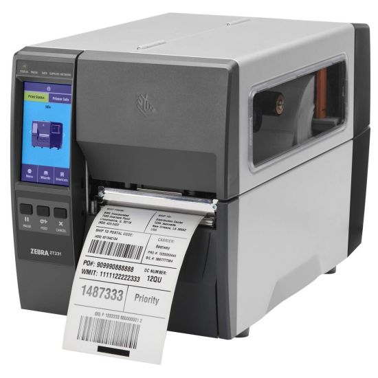 Zebra ZT231t - Imprimante industrielle - ZT23142-T0E000FZ - avec étiquettes impression