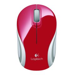 Logitech M187 Wireless Mini Mouse Red WER
