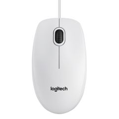 Logitech B100 Optical Usb Mouse f/ Bus for Business White