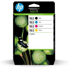 HP 963 Pack de 4 cartouches d'encre Noir/Cyan/Magenta/Jaune