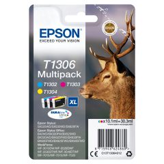Epson Multipack "Cerf" (T1306) - Encre DURABrite Ultra C, M