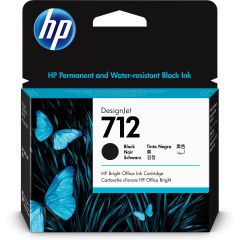 HP Cartouche d'encre DesignJet HP 712, noir, 80 ml