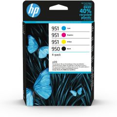 HP 950 Pack de 4 cartouches d'encre noire/HP 951 Pack de 4