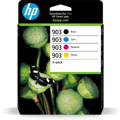 HP 903 Pack de 4 cartouches d'encre Noir/Cyan/Magenta/Jaune