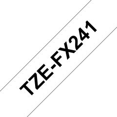 Brother TZE-FX241 Tape/black-white 18mm