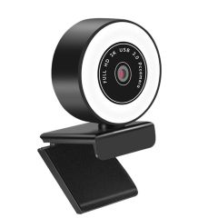 Webcam Professionnelle USB avec Éclairage intégré