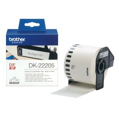 Brother DK-22205 Label roll/white 62mmx30.48m f QL-series