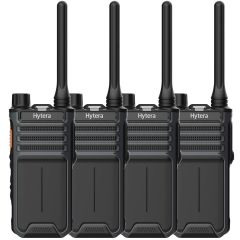 Pack de 4 Hytera BP515LF - talkies-walkies numériques PMR446