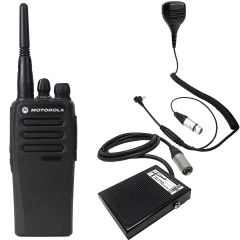 Motorola DP1400 analogique UHF + Pédale de grue