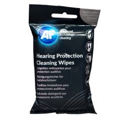 Lingettes nettoyantes pour protections auditives