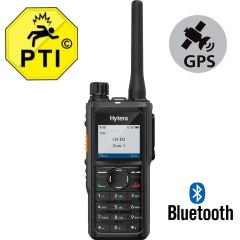 Hytera HP685 UHF - PTI Bluetooth GPS - talkie walkie avec licence - HP685GBTUM