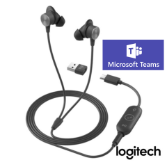 Logitech Zone Wired Earbuds Optimisé Teams MS