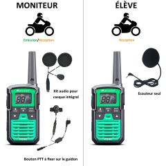 Pack talkie walkie moto 