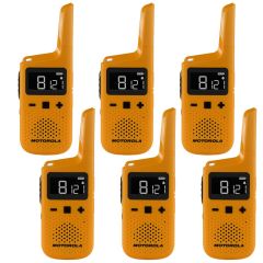 Pack de 6 Motorola T72 - talkies walkies - D3P01611YDLMAW